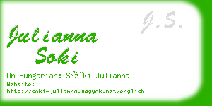 julianna soki business card